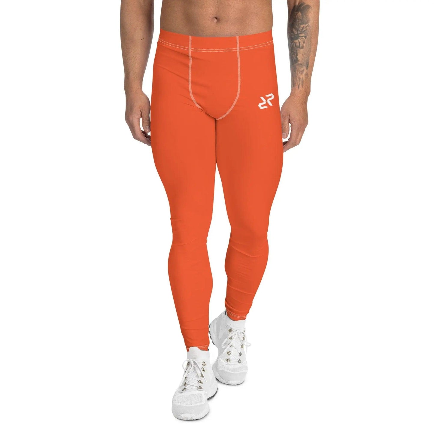 Rarp-ID Men's Baselayer Leggings - Outrageous Orange My Store