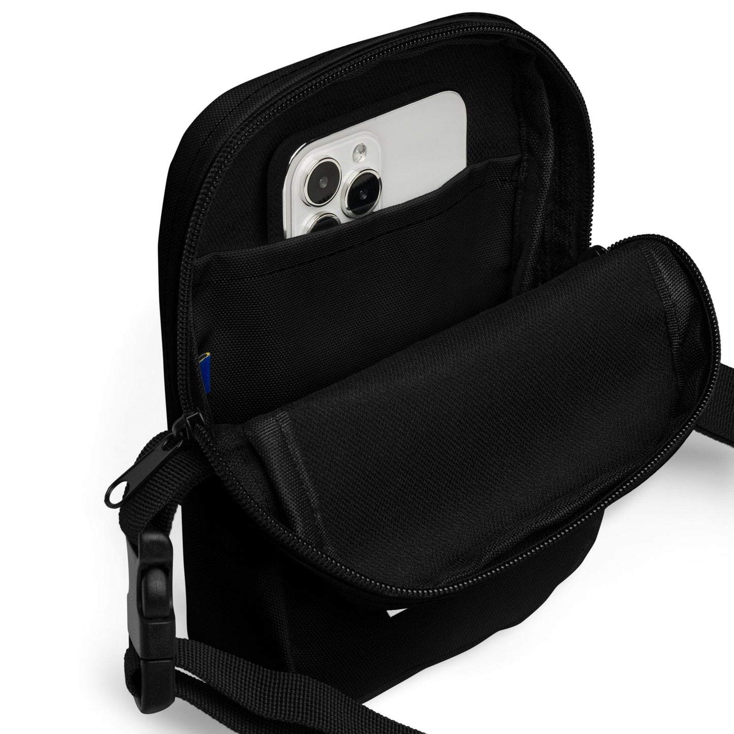 Black Shoulder Bag – Sleek, Functional, Built for Movement - RARP - ID Fitness