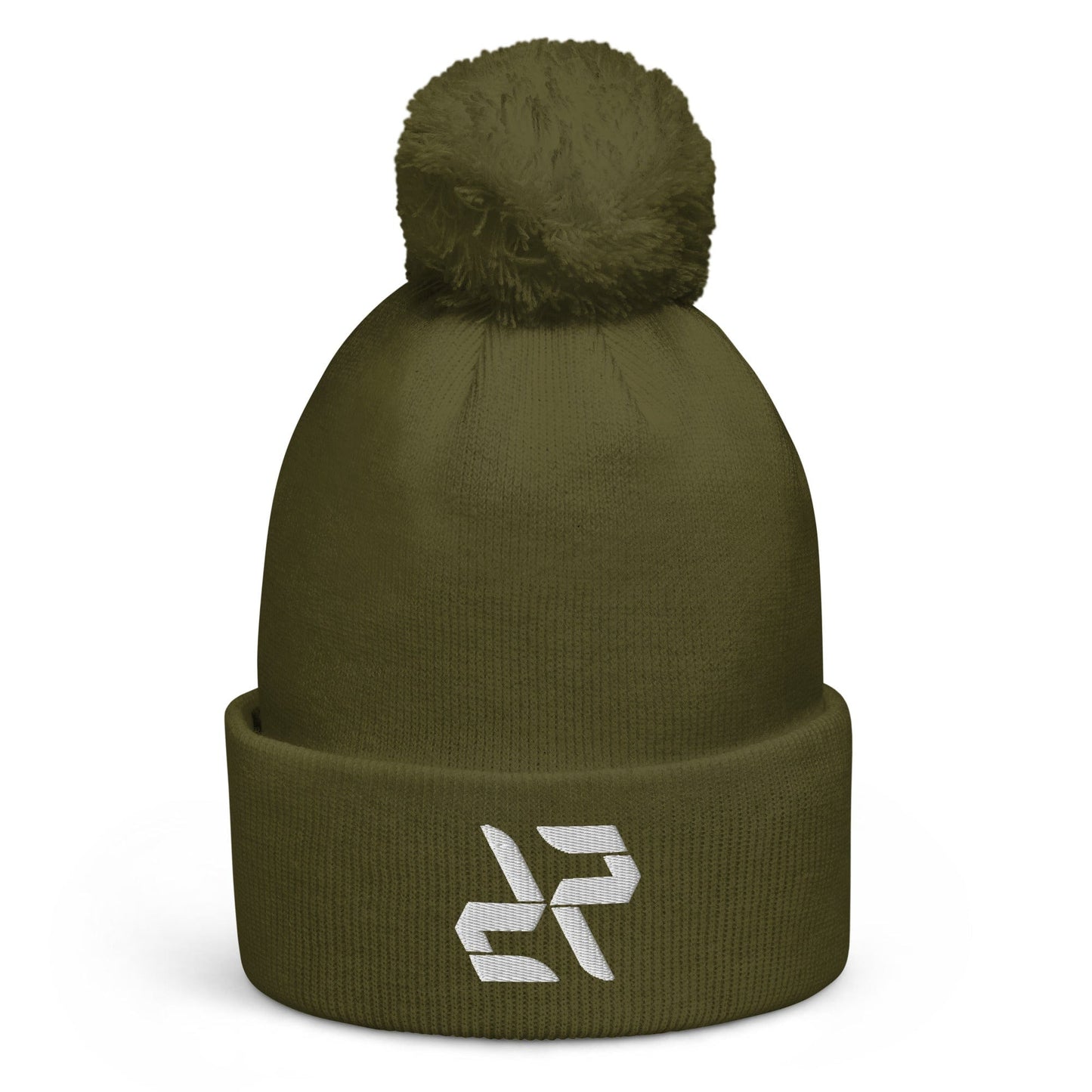 Cozy Pom Beanie - Stay Warm in Style! Moss Green - RARP-ID Fitness