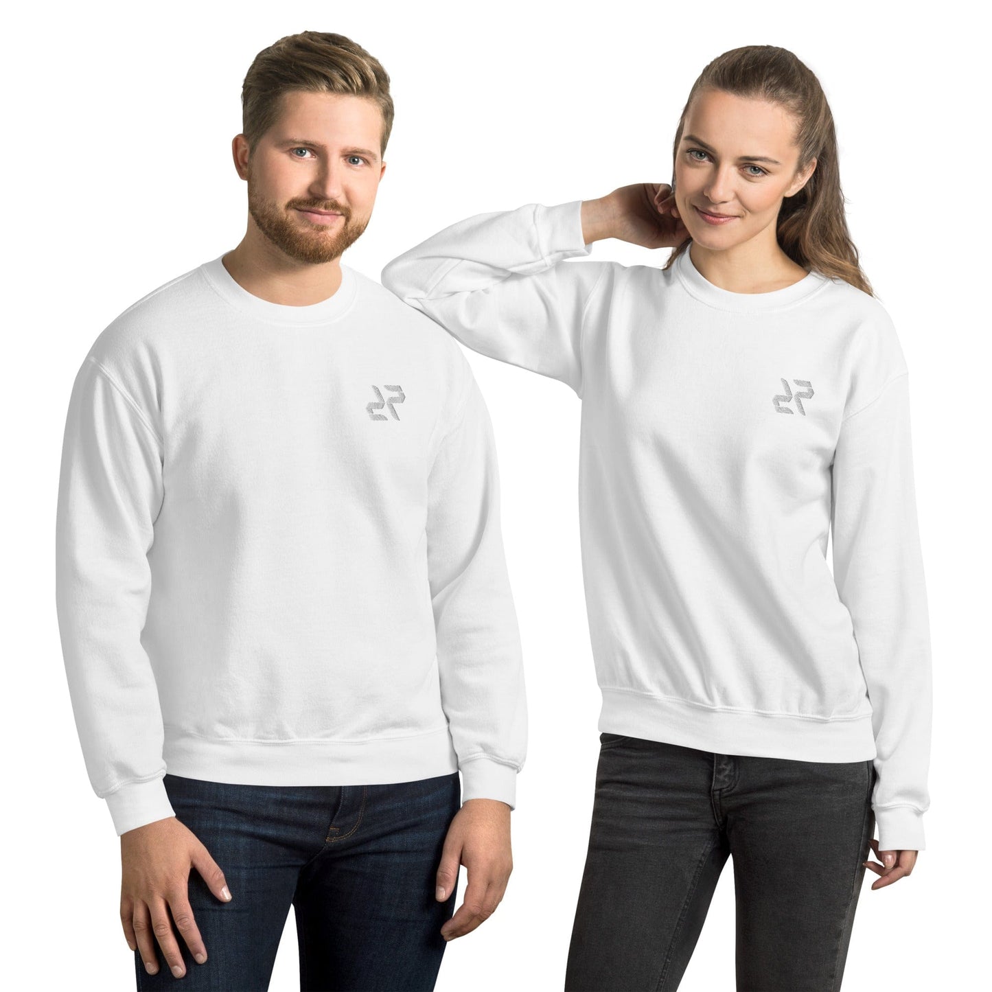 Premium Sweatshirt – Athletic Comfort with Streetwear Style - White - RARP - ID Fitness