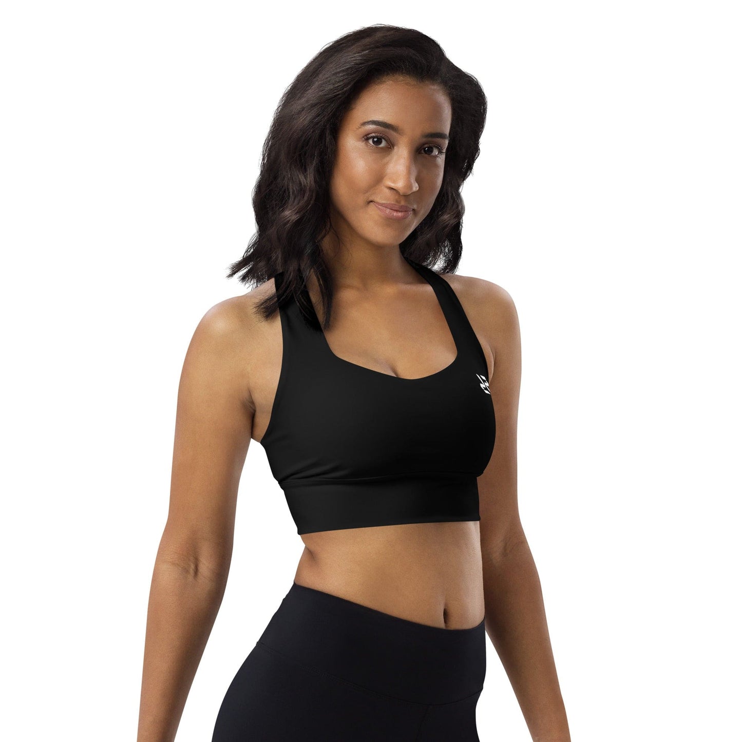 RARP-ID Fitness Black Sports Bra – Timeless Style, All-Day Support
