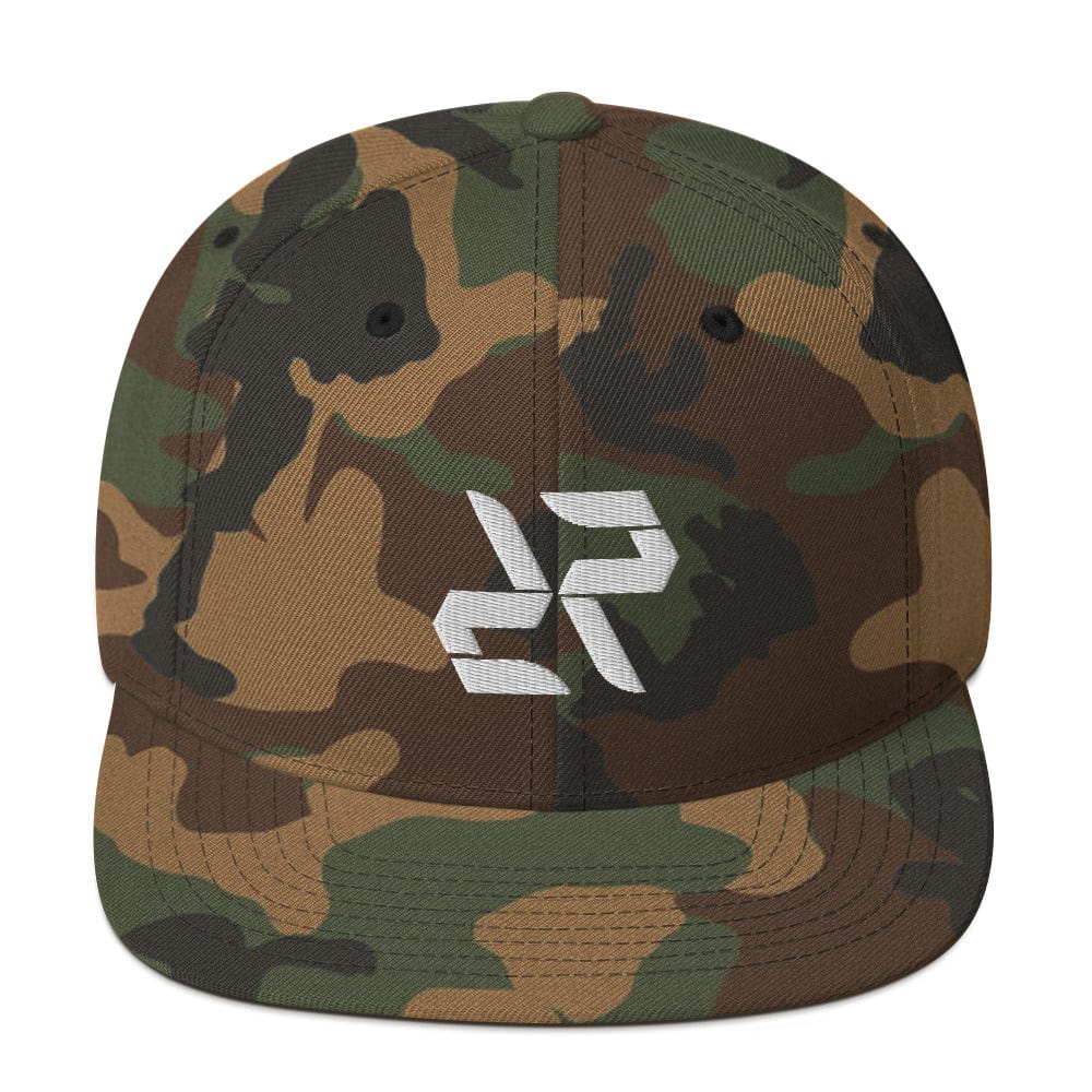 RARP-ID Fitness Green Camo Classic Snapback Baseball Hat