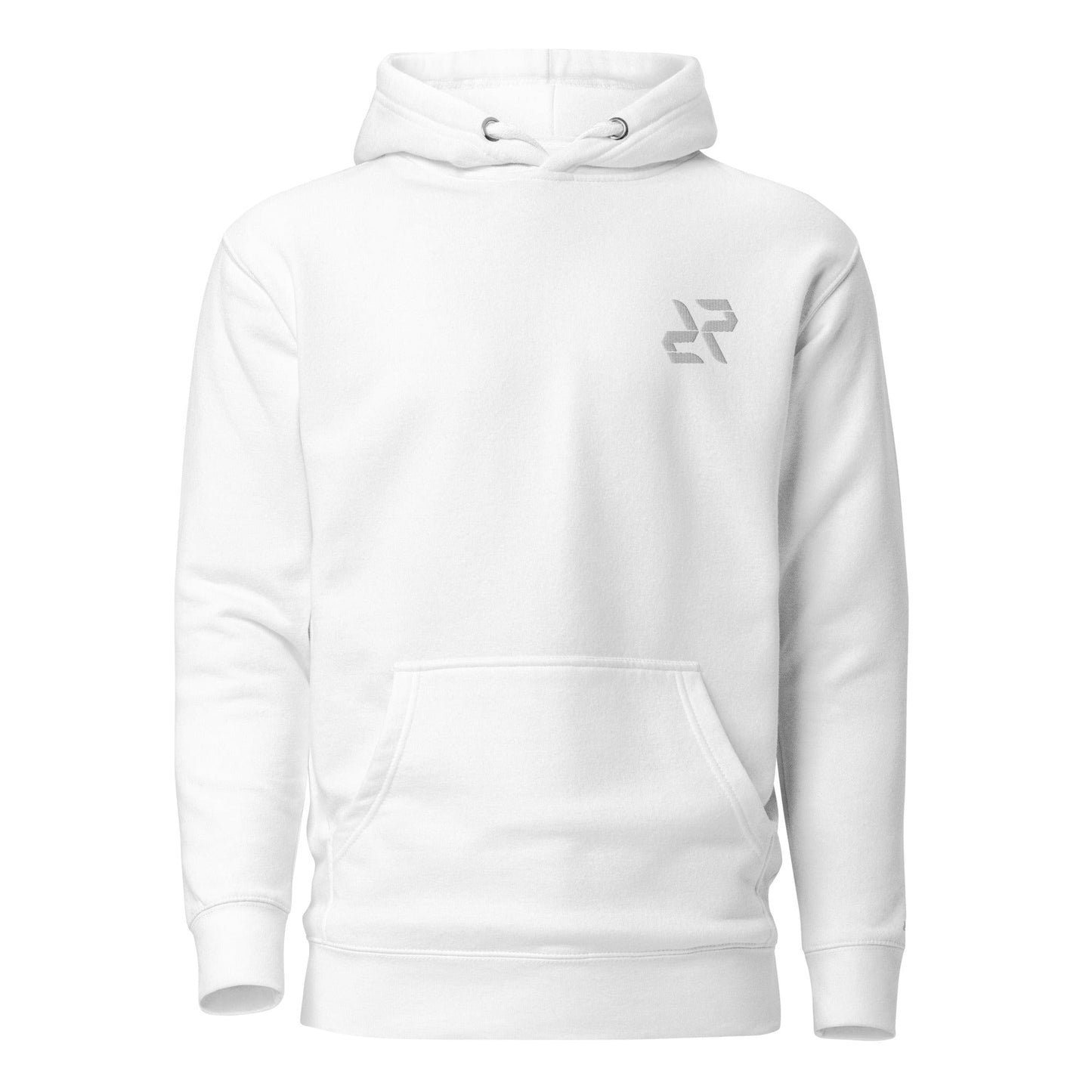 RARP-ID Fitness White / S Premium Fleece Hoodie – Ultra-Soft Comfort with Athletic Style