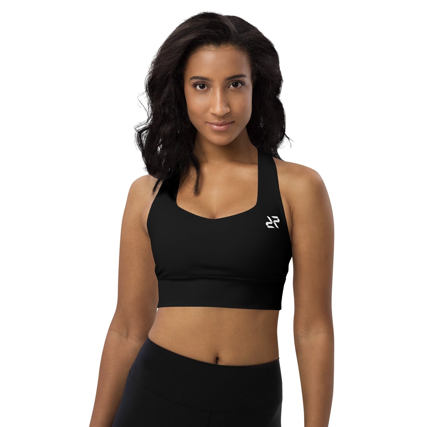 RARP-ID Fitness XS Black Sports Bra – Timeless Style, All-Day Support