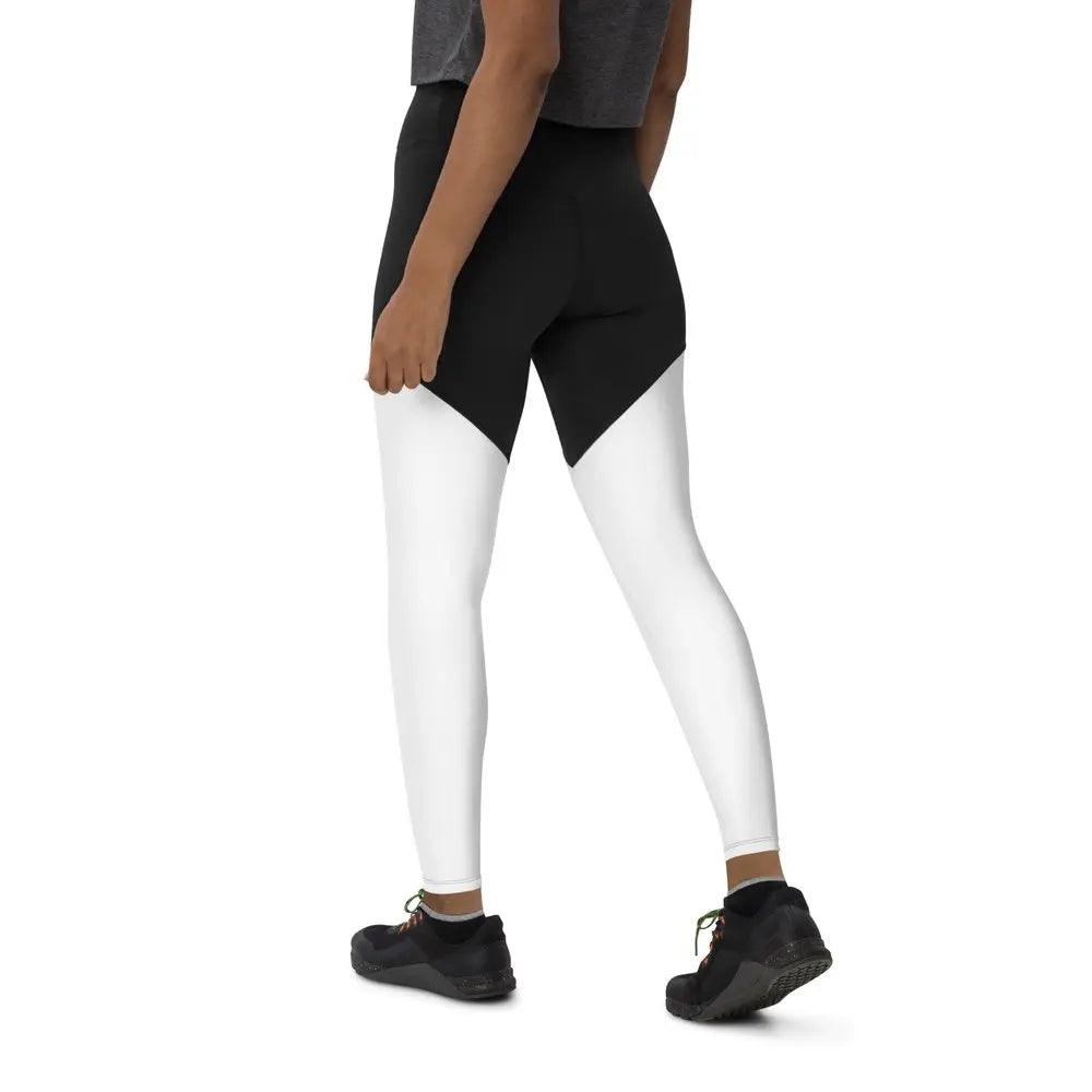 Women's Leggings Scrunch & Ranched - Black Logo My Store