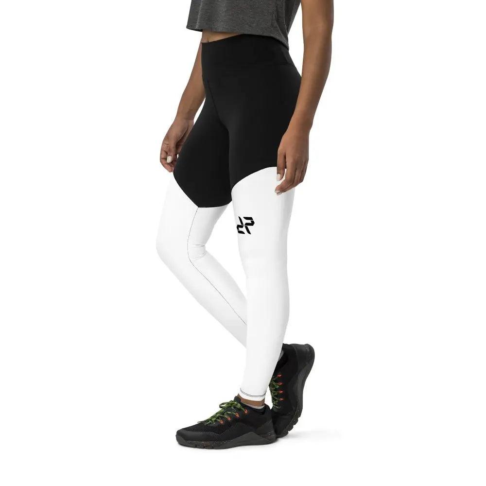 Women's Leggings Scrunch & Ranched - Black Logo My Store