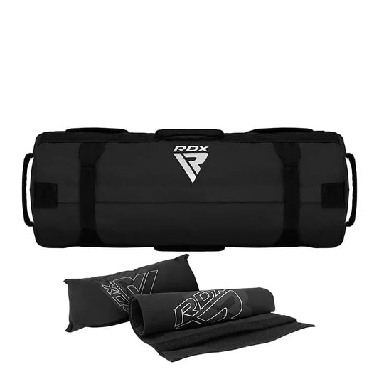 RDX weighted sandbag and RDX unfilled kettlebells for functional training
