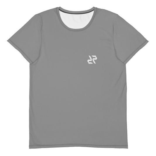 Men's Nobel Grey Rarp-ID Athletic T-shirt - White Logo My Store