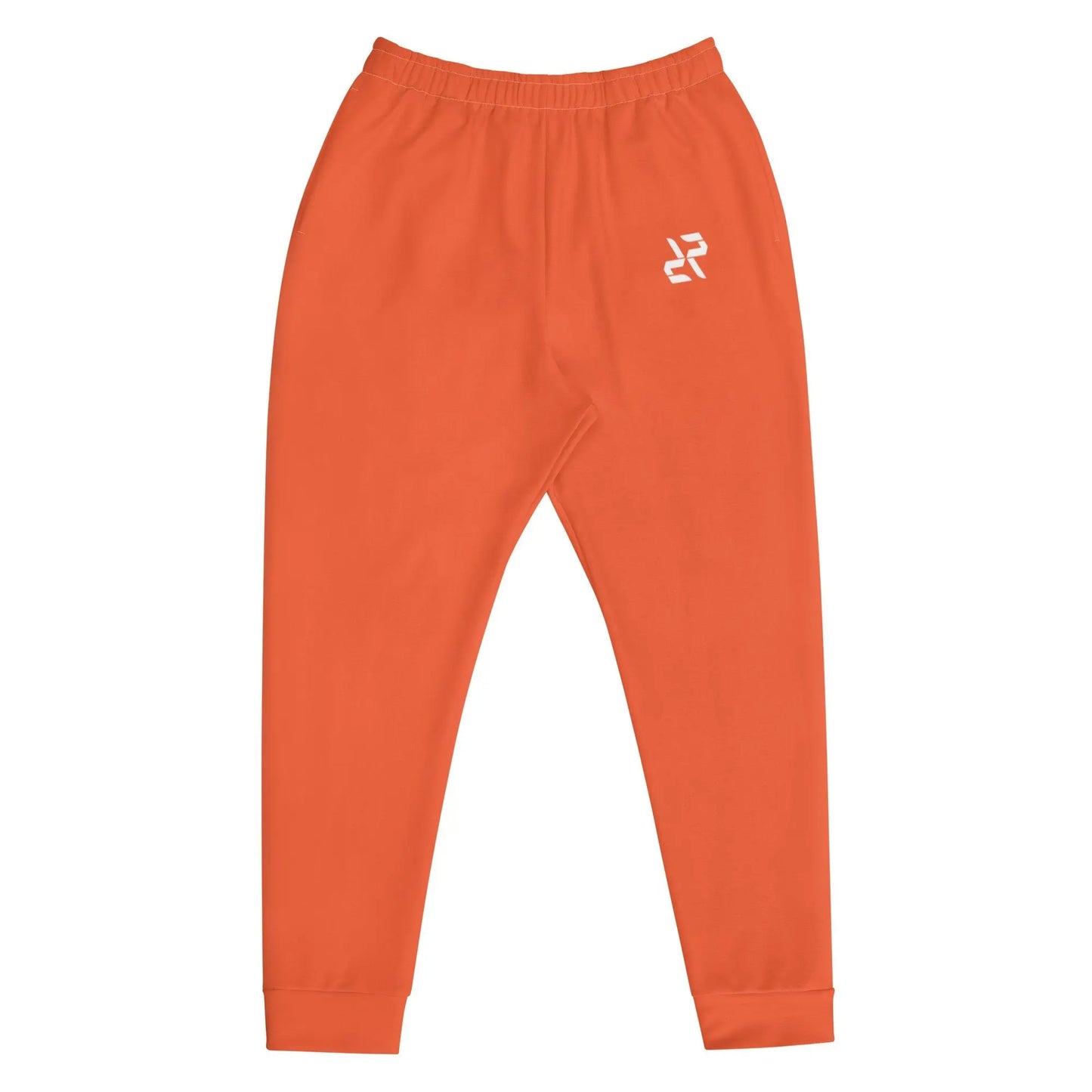 Men's Outrageous Orange Rarp-ID Joggers - White Logo My Store