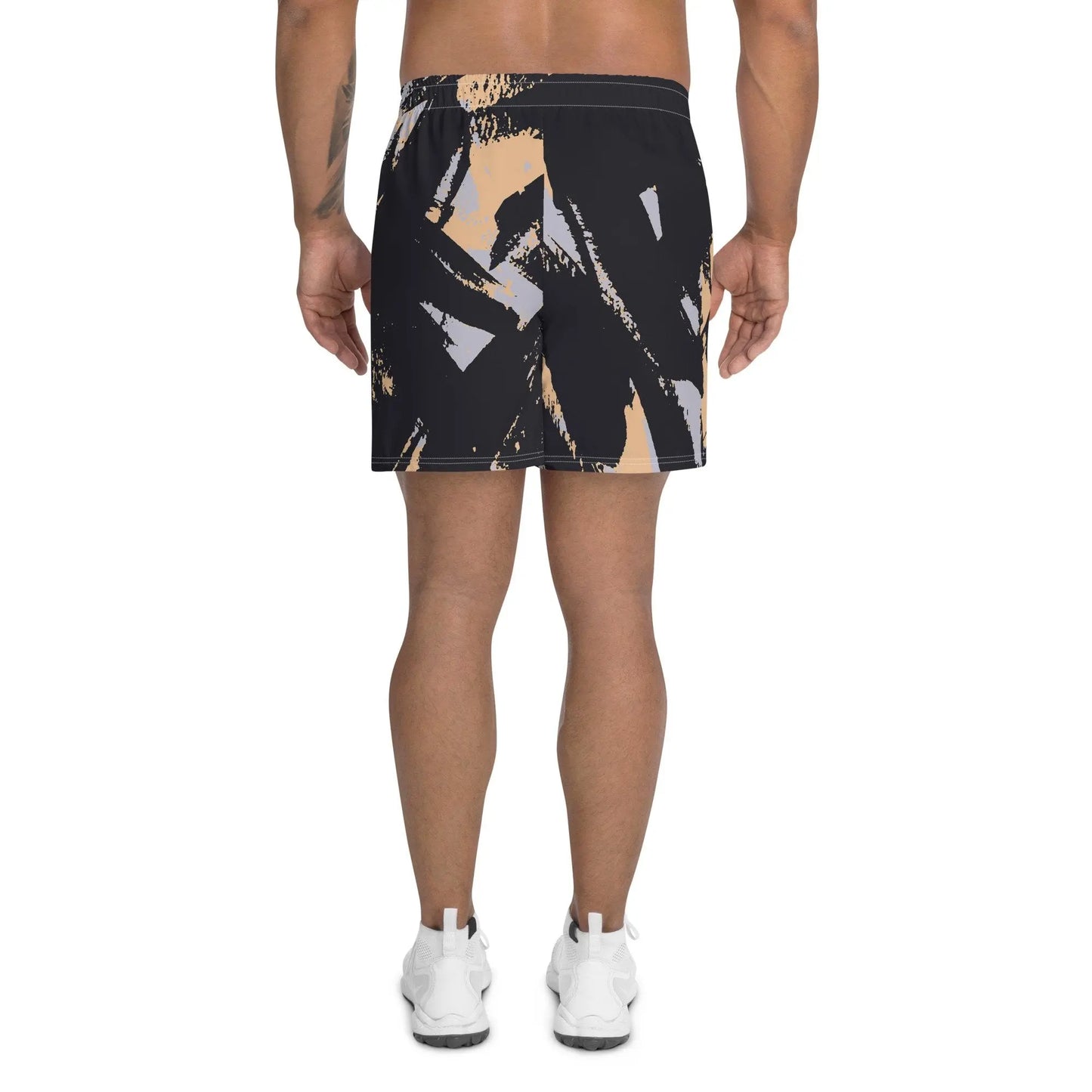 Peach Camo Men's Rarp-ID Athletic Long Shorts - White Logo My Store