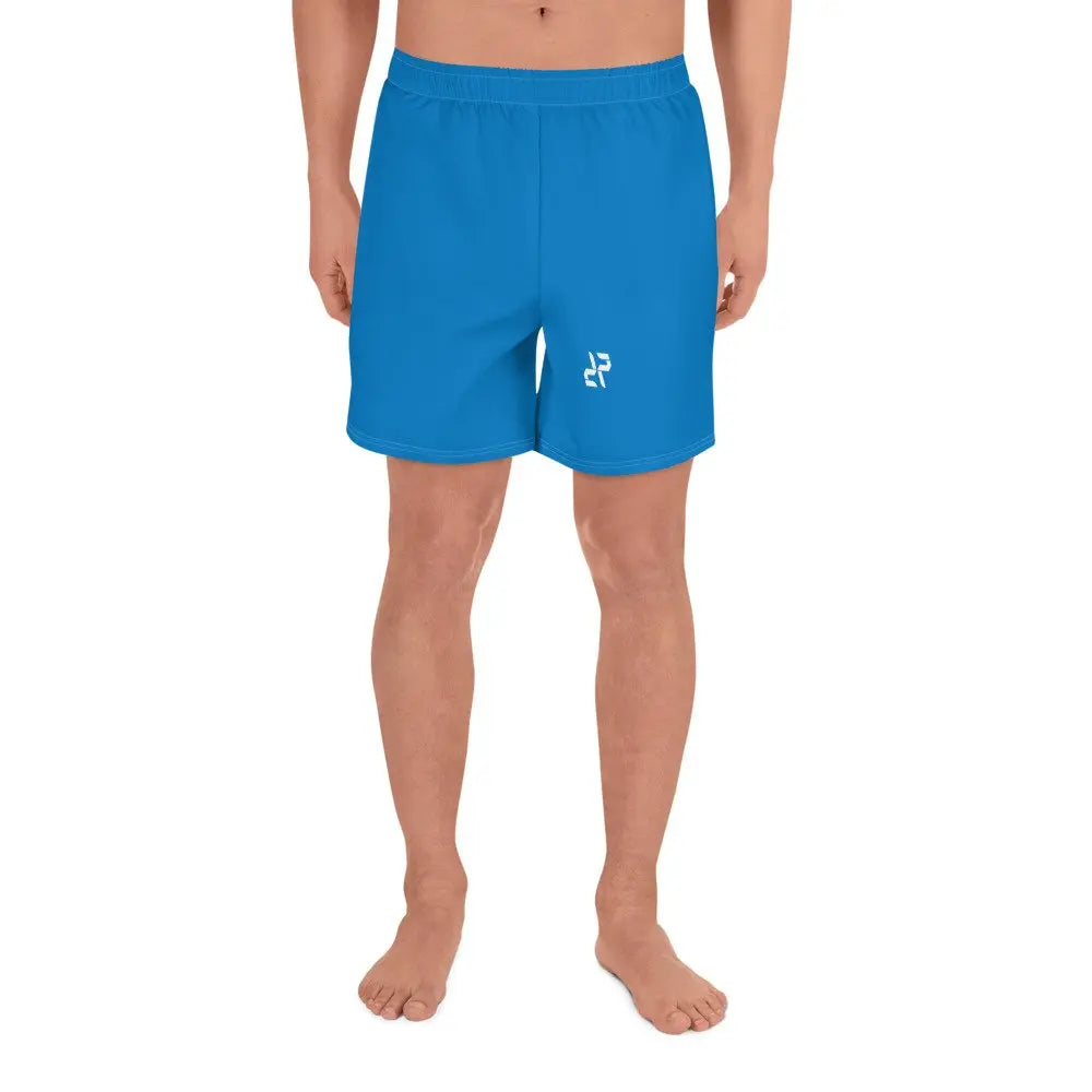 Men's Navy Blue Rarp-ID Athletic Long Shorts - White Logo My Store