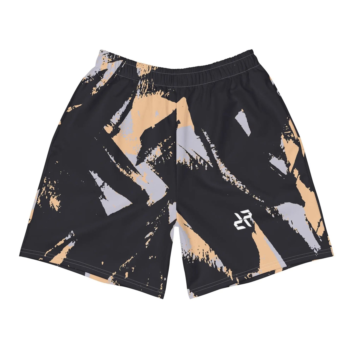 Peach Camo Men's Rarp-ID Athletic Long Shorts - White Logo My Store