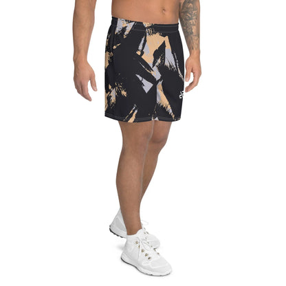 Peach Camo Men's Rarp-ID Athletic Long Shorts - White Logo My Store