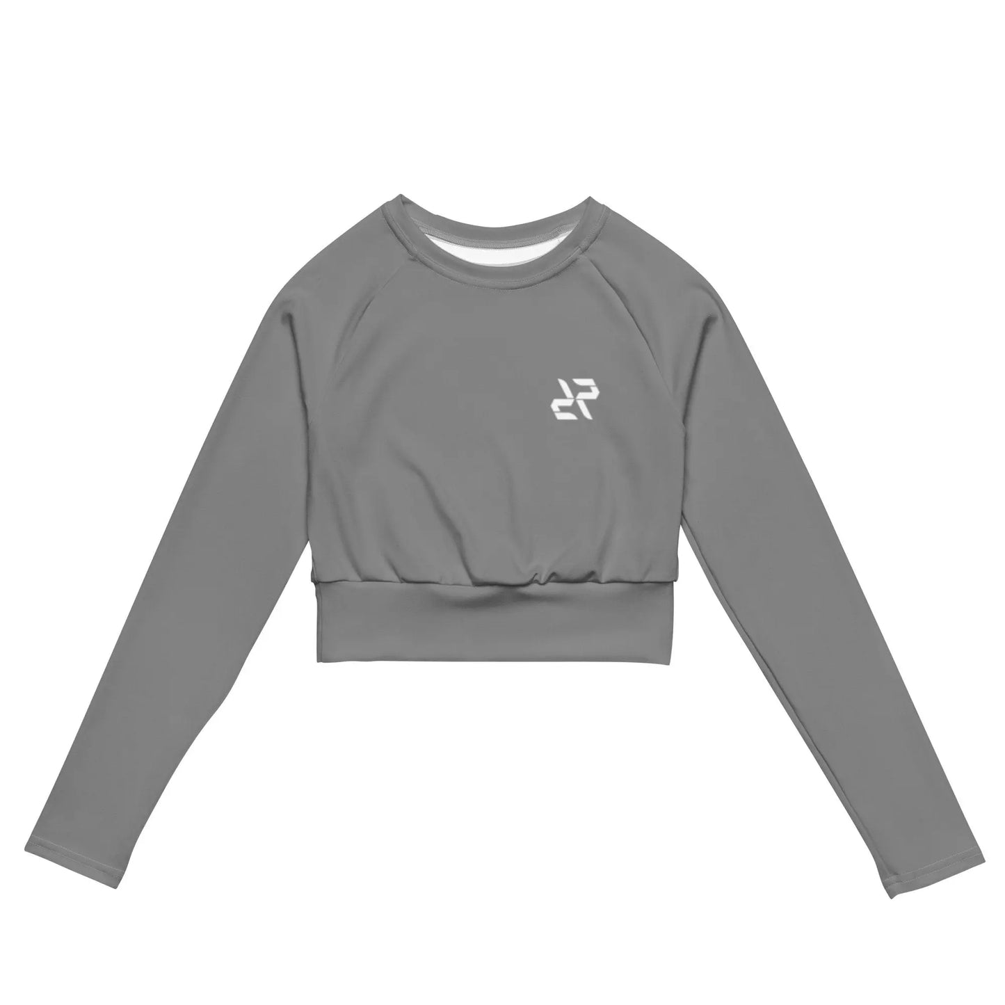 Women's crop top -  Nobel Grey - Recycled long-sleeve My Store