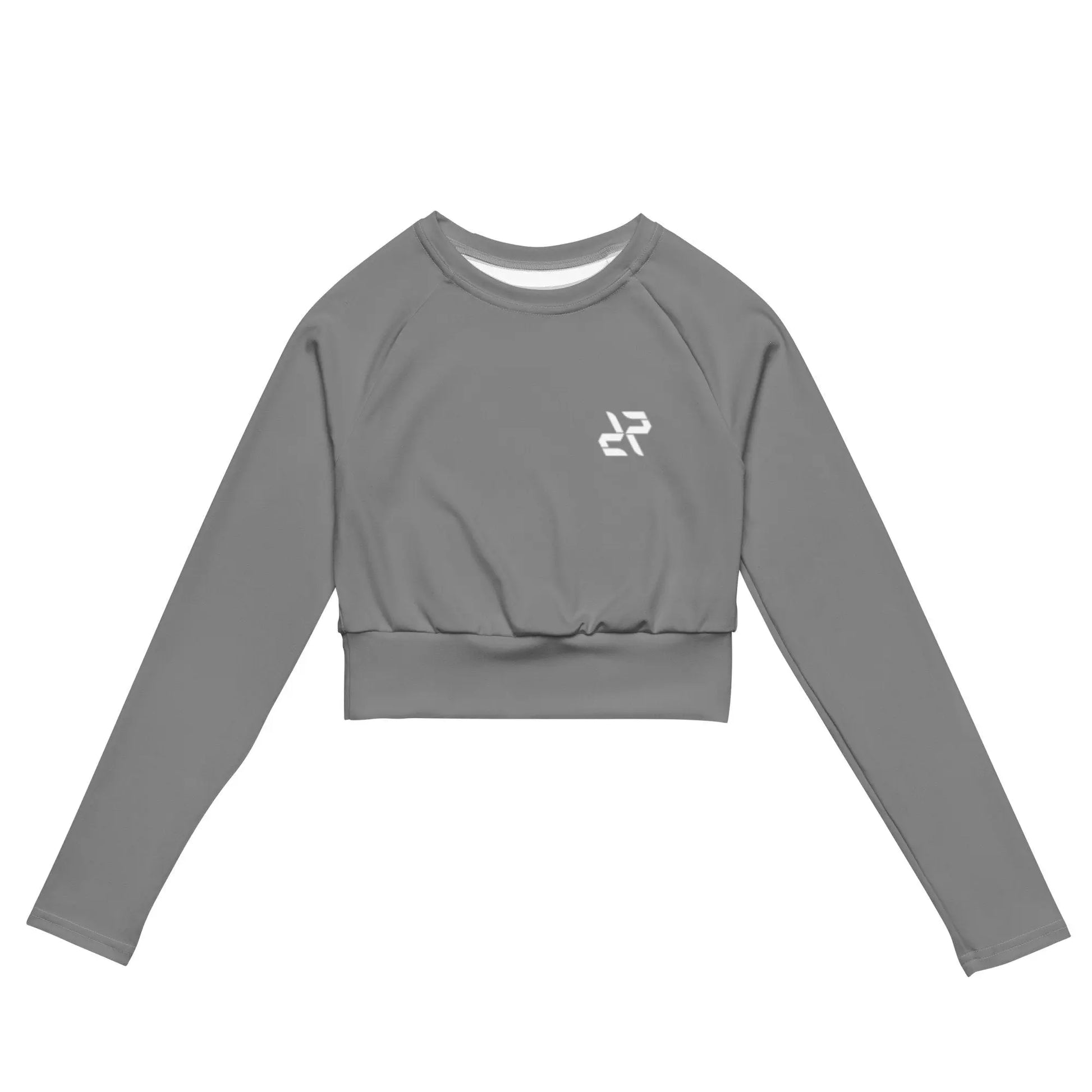 Women's crop top -  Nobel Grey - Recycled long-sleeve My Store