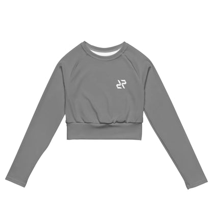 Women's crop top -  Nobel Grey - Recycled long-sleeve My Store