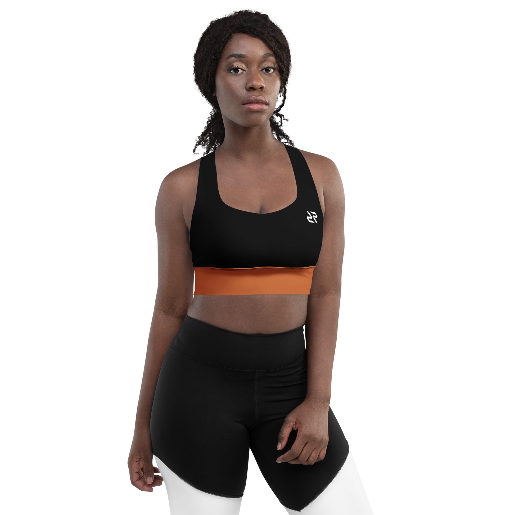 Black Terracotta Sports Bra – Bold Color, Built to Perform - RARP - ID Fitness
