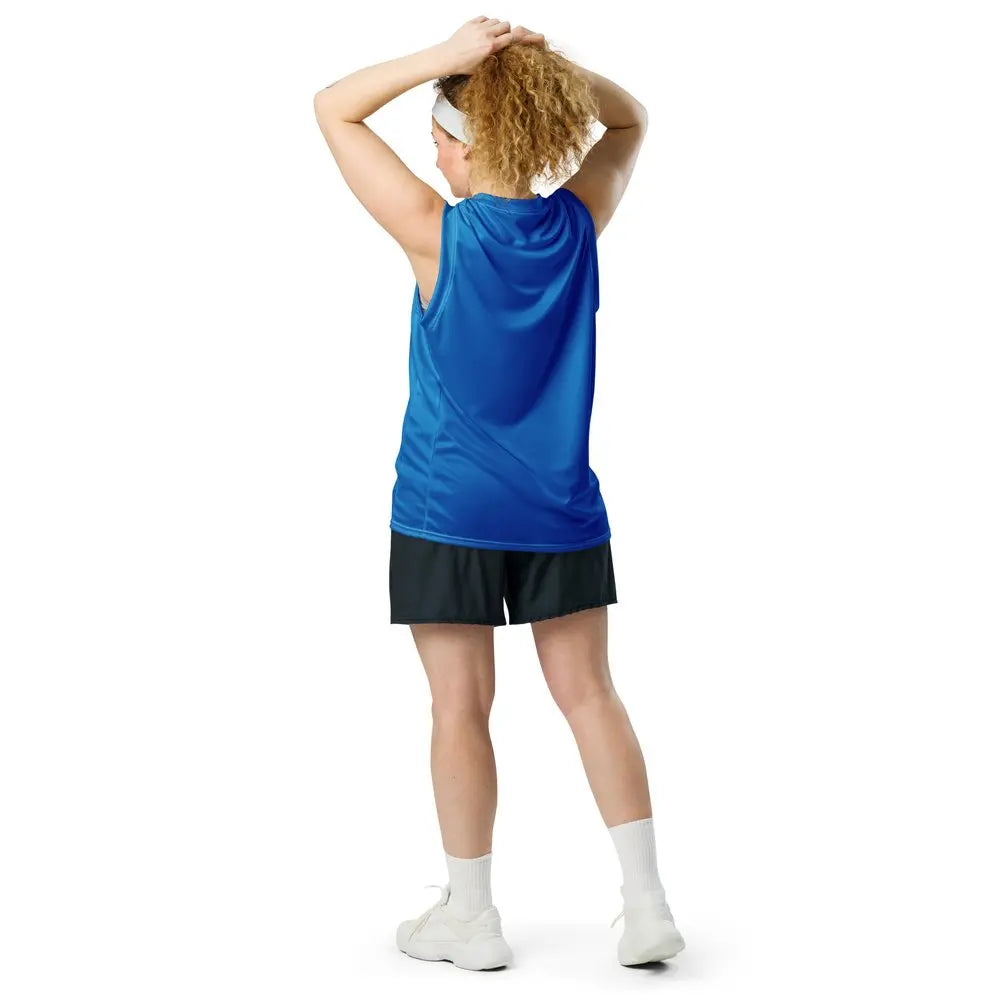 Rarp-ID Navy Blue Recycled unisex basketball jersey My Store