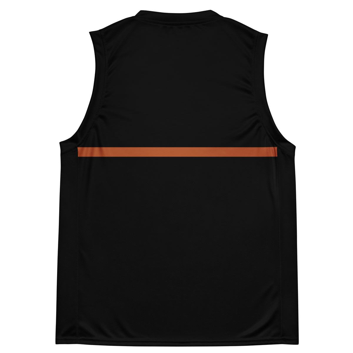 Black Terracotta Basketball Jersey – back view 2 | RARP-ID Fitness