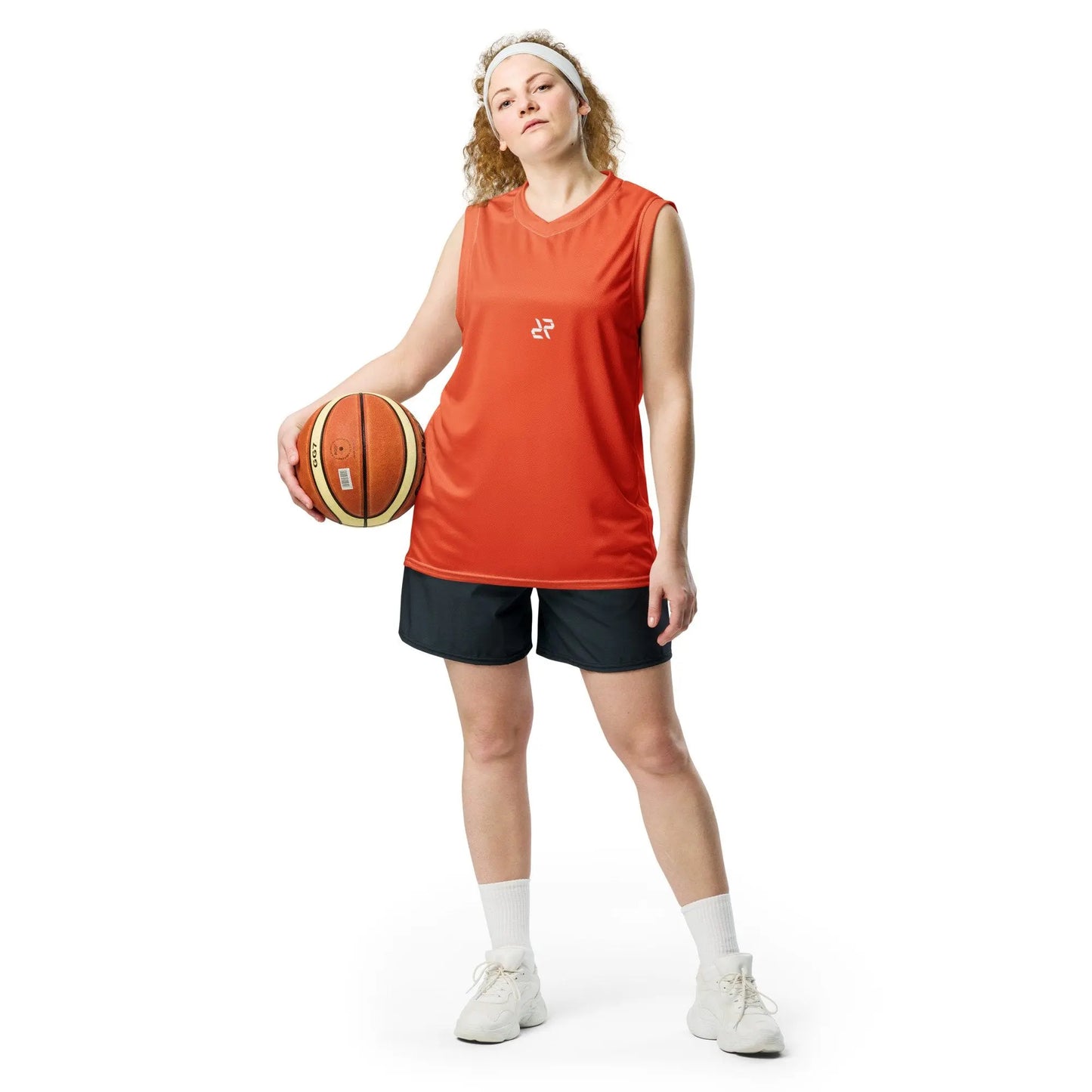 Rarp-ID Outrageous Orange Recycled unisex basketball jersey My Store