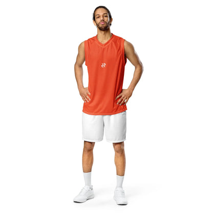 Rarp-ID Outrageous Orange Recycled unisex basketball jersey My Store