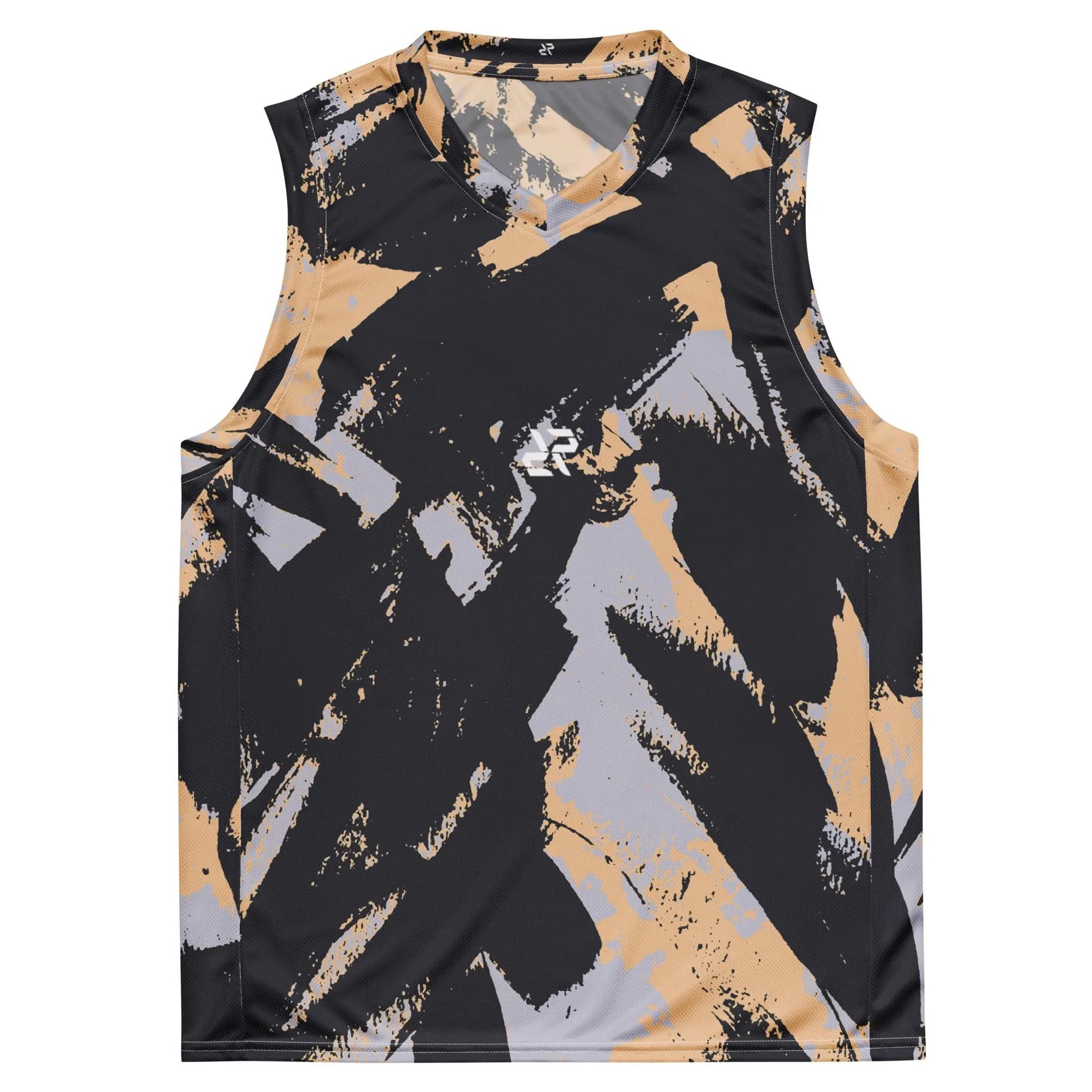 Rarp-ID Peach Camo Recycled unisex basketball jersey My Store