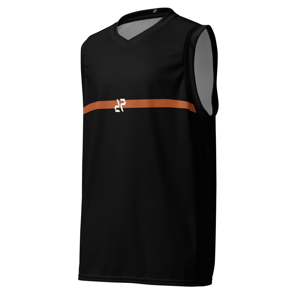 Black Terracotta Basketball Jersey – front view 3 | RARP-ID Fitness