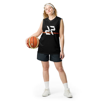 Black Terracotta Basketball Jersey – front view 2| RARP-ID Fitness