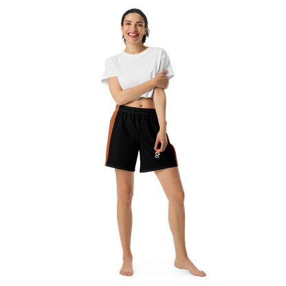 Black Terracotta Gym Shorts – front view 4 | RARP-ID Fitness