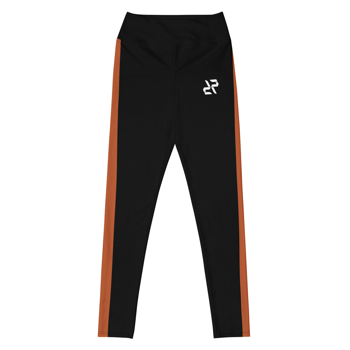 RARP-ID Yoga Leggings in Black Terracotta – front view