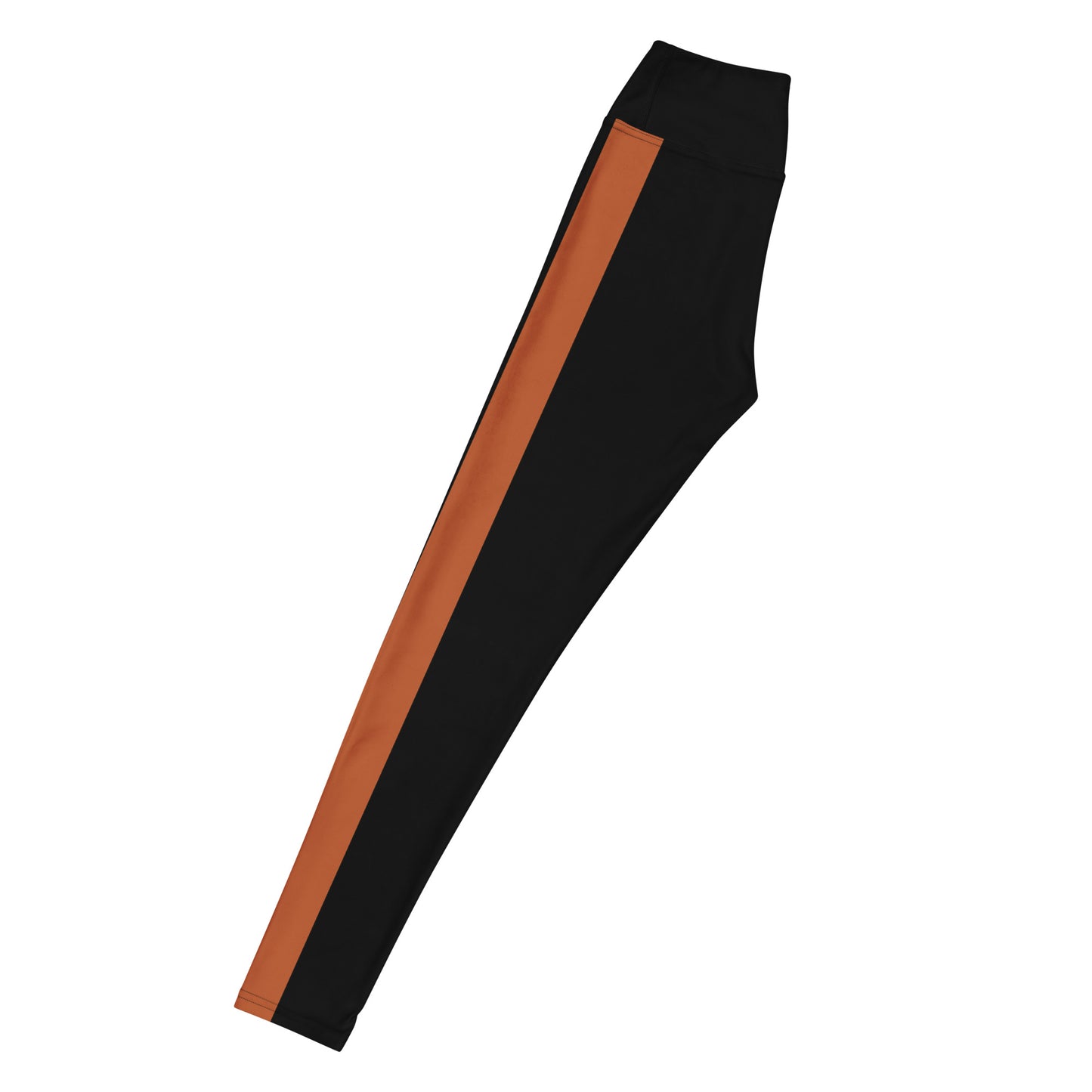 RARP-ID Yoga Leggings in Black Terracotta – left side view