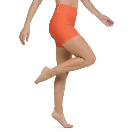 Rarp-ID Yoga Shorts - Outrageous Orange My Store