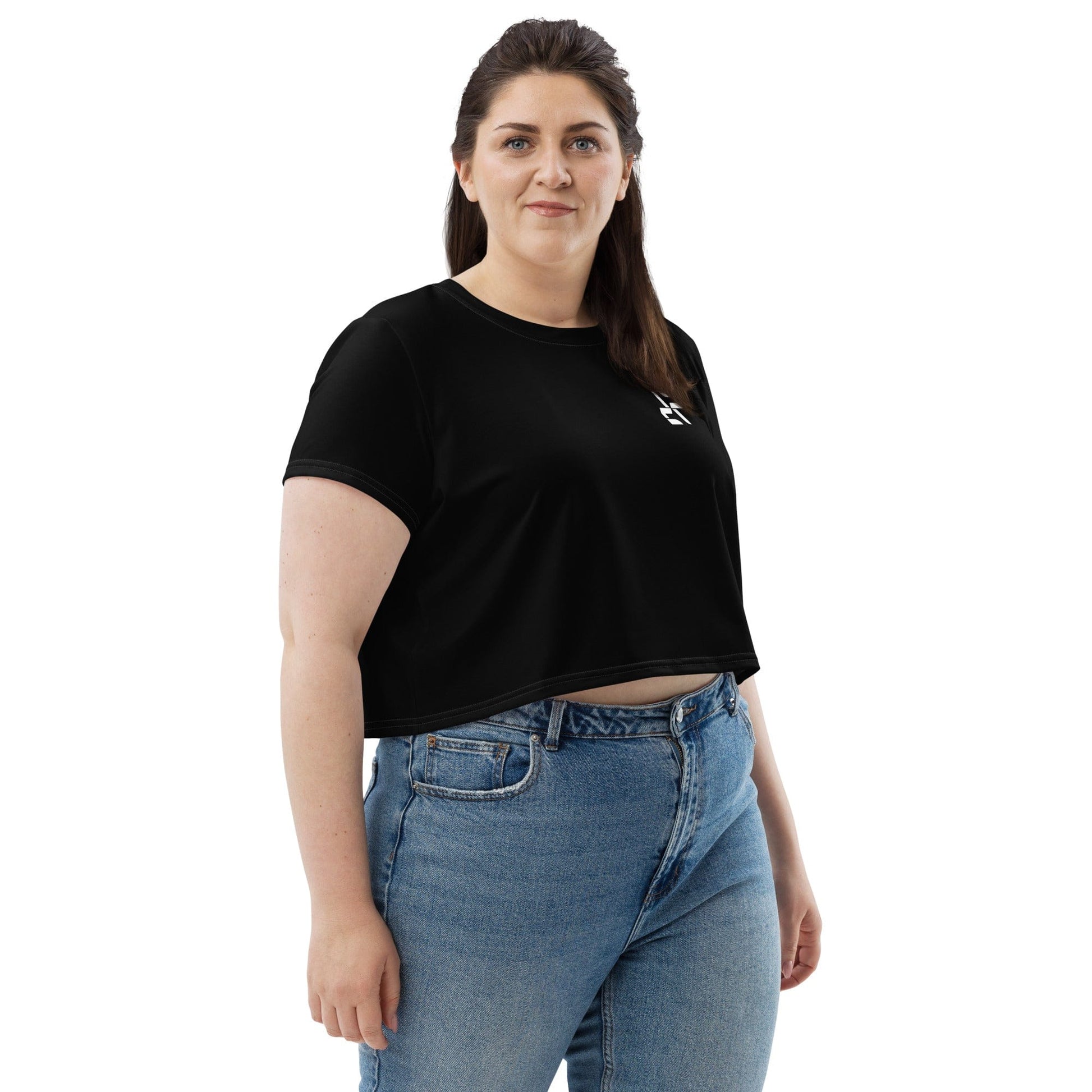 Black Crop T-Shirt – Sleek, Minimal, and Built to Perform - RARP - ID Fitness
