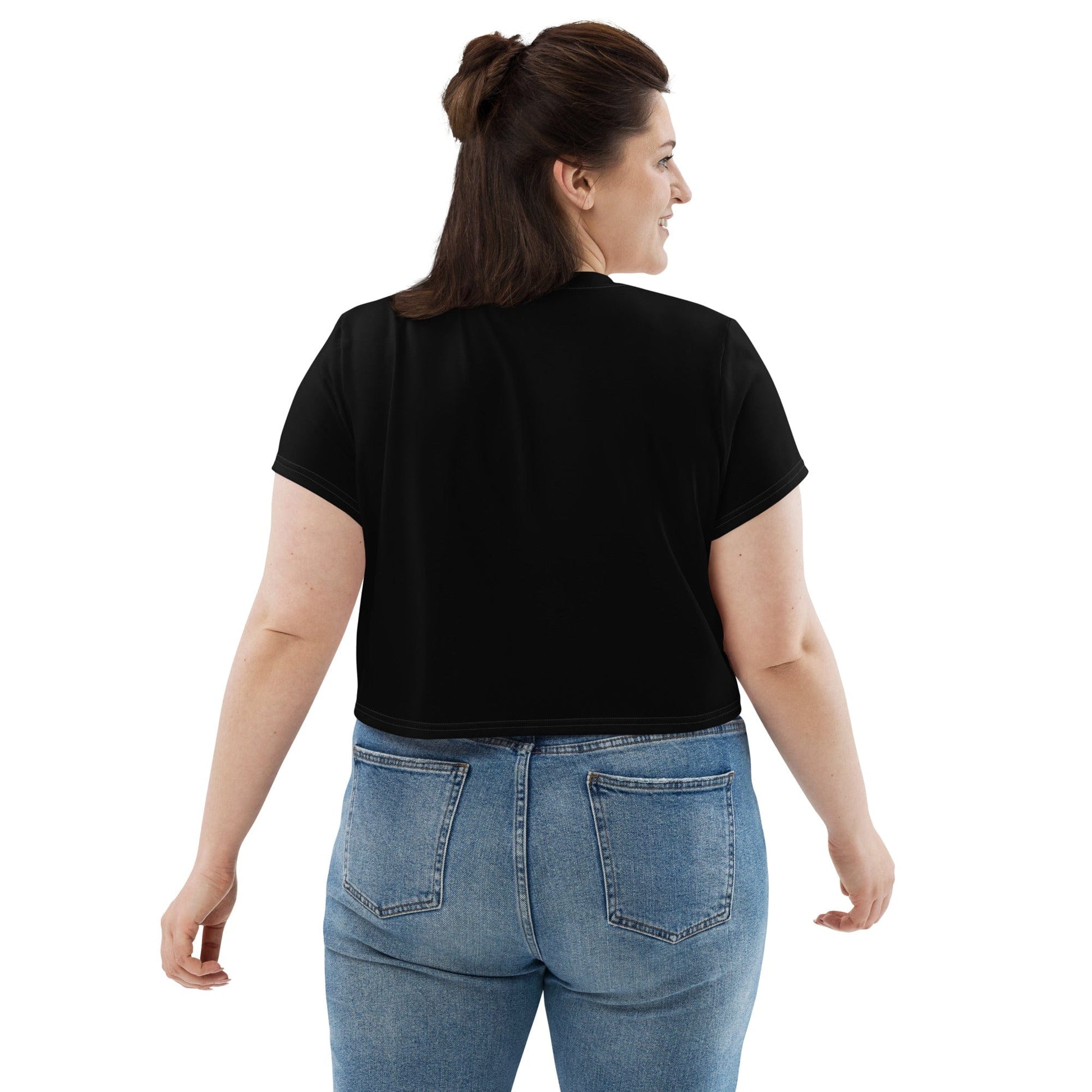 Black Crop T-Shirt – Sleek, Minimal, and Built to Perform - RARP - ID Fitness