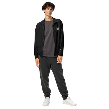 Black Unisex Tracksuit Jacket | Performance Gym & Streetwear Activewear - RARP - ID Fitness