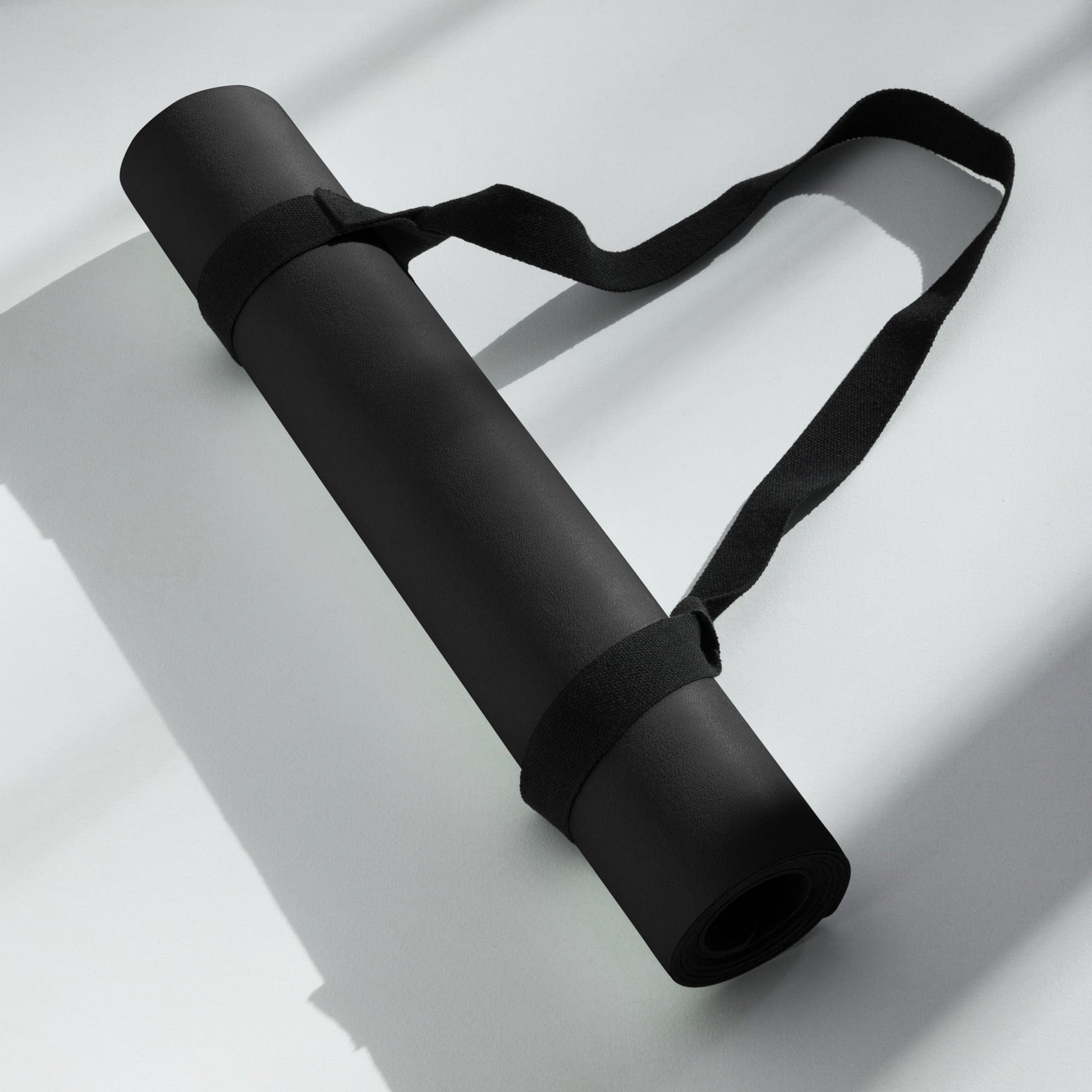 Black Yoga Mat – Non - Slip, Cushioned Mat for Stability & Strength - RARP - ID Fitness