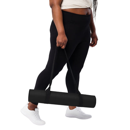 Black Yoga Mat – Non - Slip, Cushioned Mat for Stability & Strength - RARP - ID Fitness