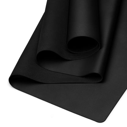 Black Yoga Mat – Non - Slip, Cushioned Mat for Stability & Strength - RARP - ID Fitness