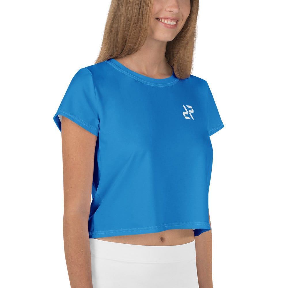 Blue Crop T-Shirt – Cool Tone, Strong Performance - RARP - ID Fitness
