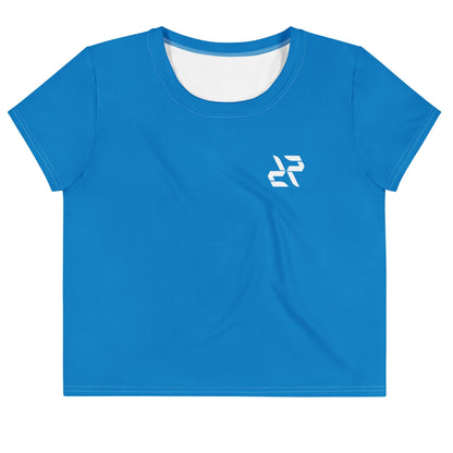 Blue Crop T-Shirt – Cool Tone, Strong Performance - RARP - ID Fitness