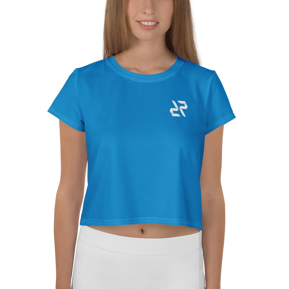 Blue Crop T-Shirt – Cool Tone, Strong Performance - RARP - ID Fitness