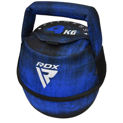 RDX Unfilled Kettlebells: Adjustable weight, Cordura fabric, flat bottom, PVC handle, portable fitness equipment
