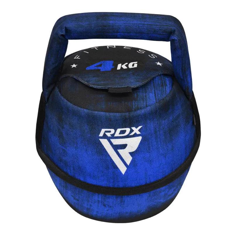 RDX Unfilled Kettlebells: Adjustable weight, Cordura fabric, flat bottom, PVC handle, portable fitness equipment