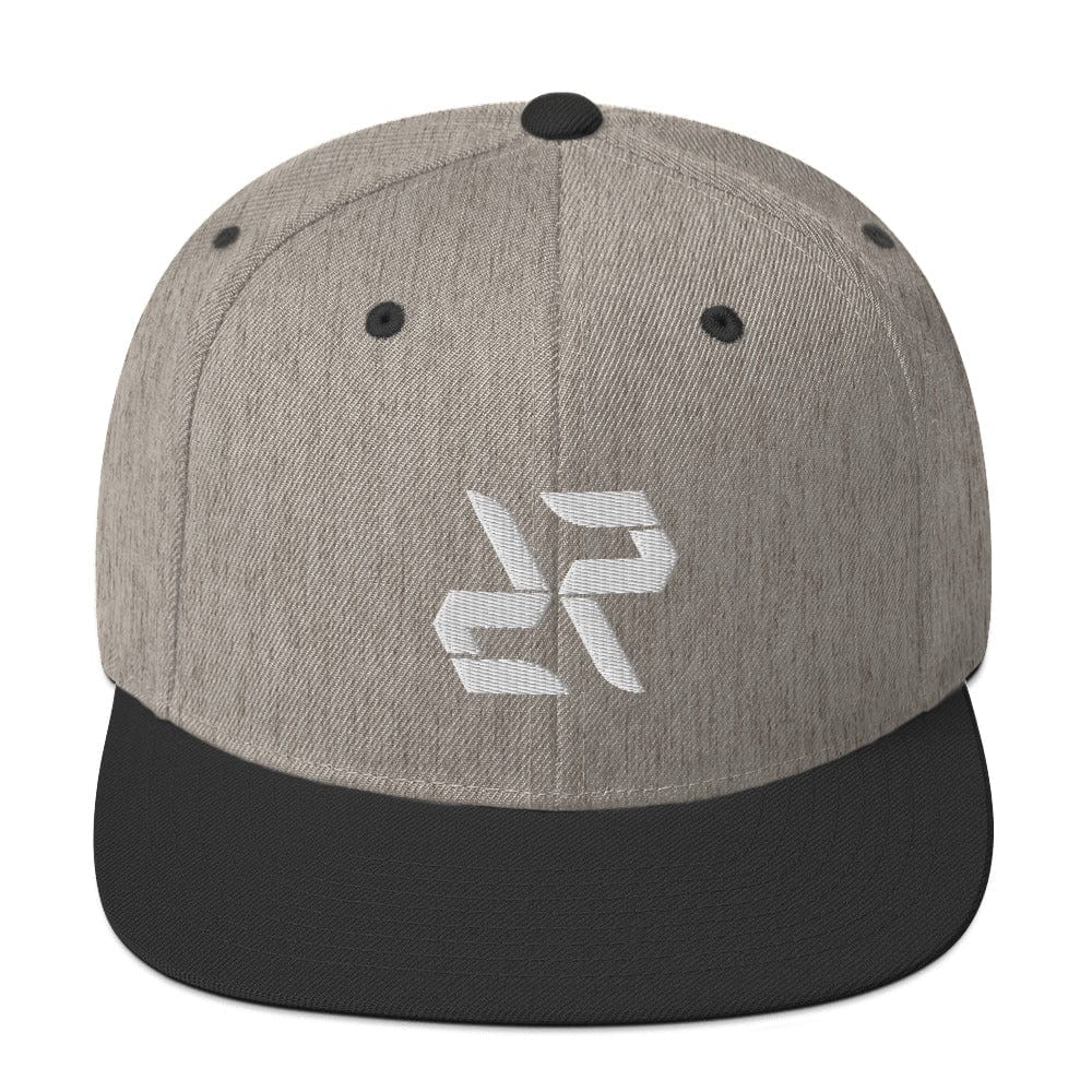 Vintage Snapback Cap - Timeless Baseball Style - Heather/Black - RARP - ID Fitness