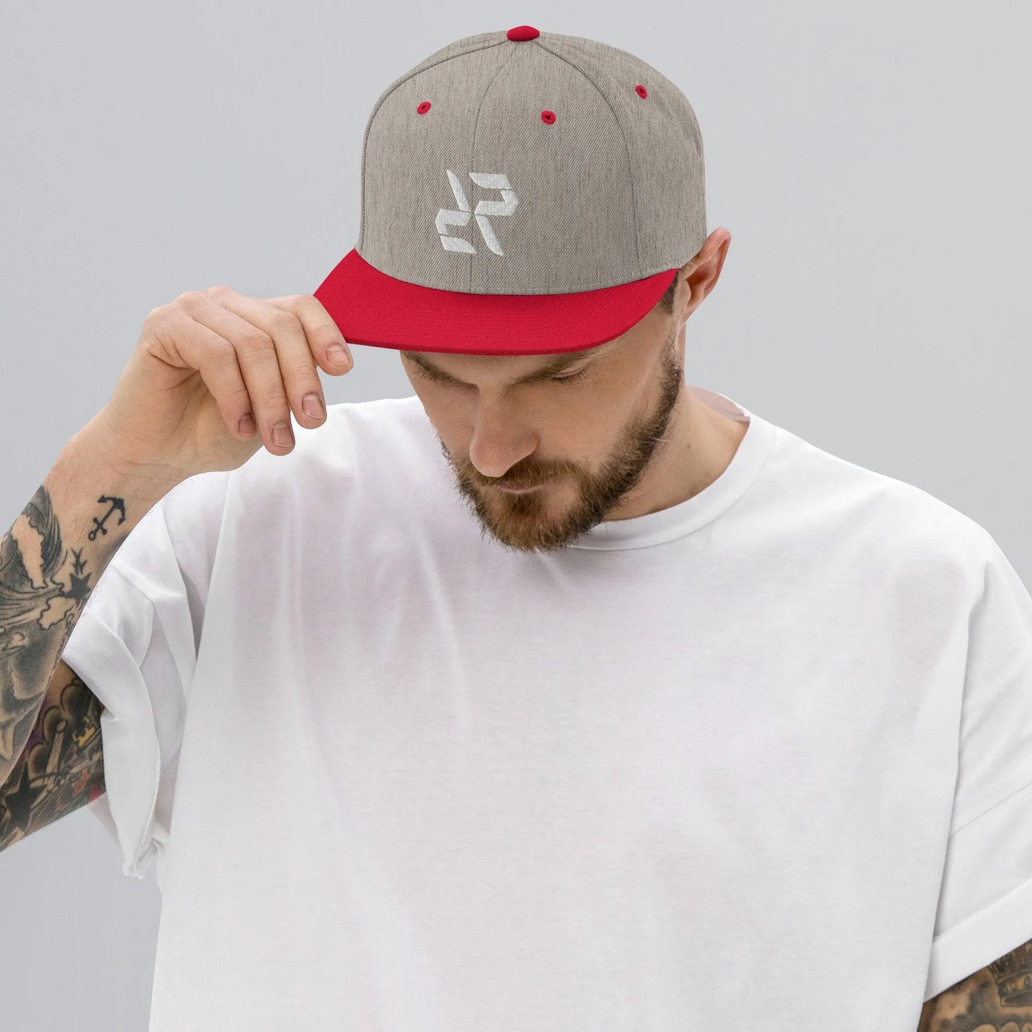 Rarp-ID Snapback Baseball Cap Hat - White Logo My Store