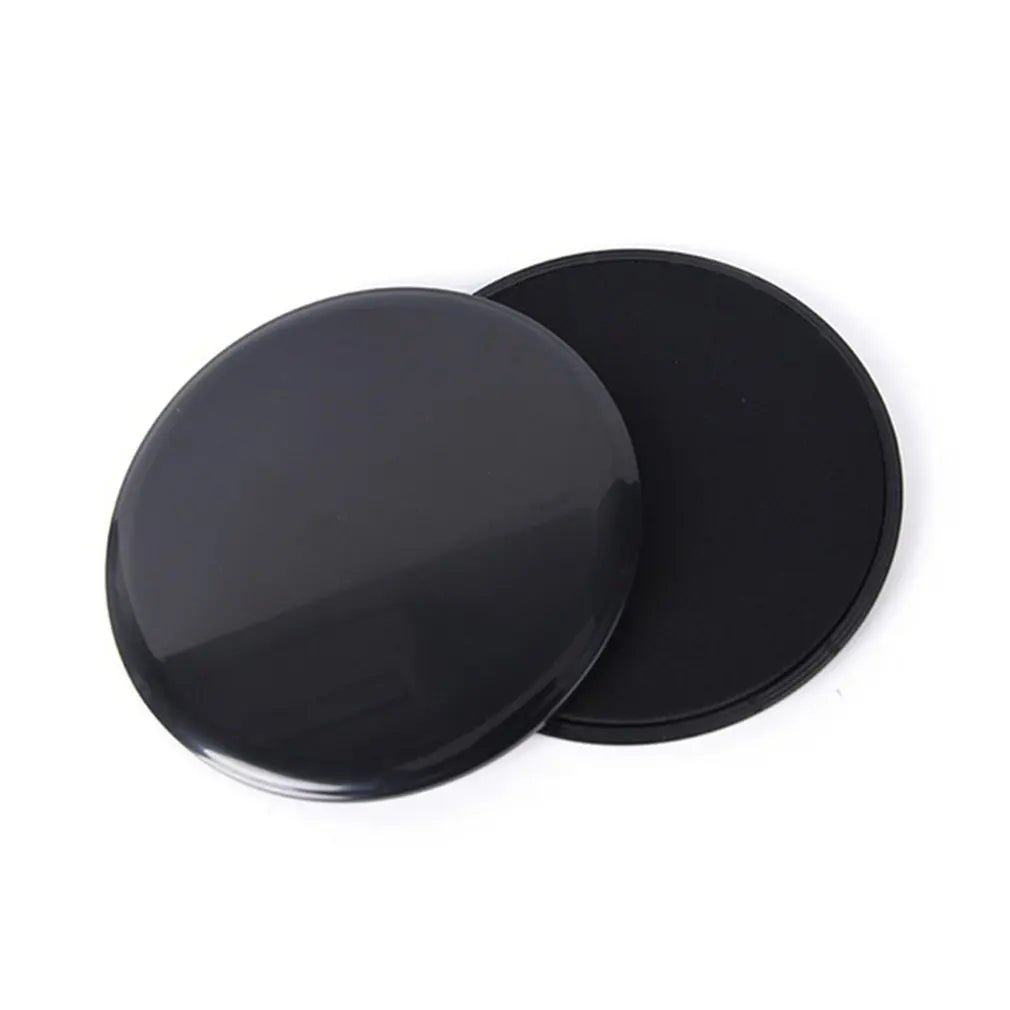 Gliding Fitness Discs for Core Strength, Stability & Full - Body Training - black - RARP - ID Fitness