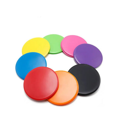Gliding Fitness Discs for Core Strength, Stability & Full - Body Training - black - RARP - ID Fitness