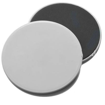 Gliding Fitness Discs for Core Strength, Stability & Full - Body Training - black - RARP - ID Fitness