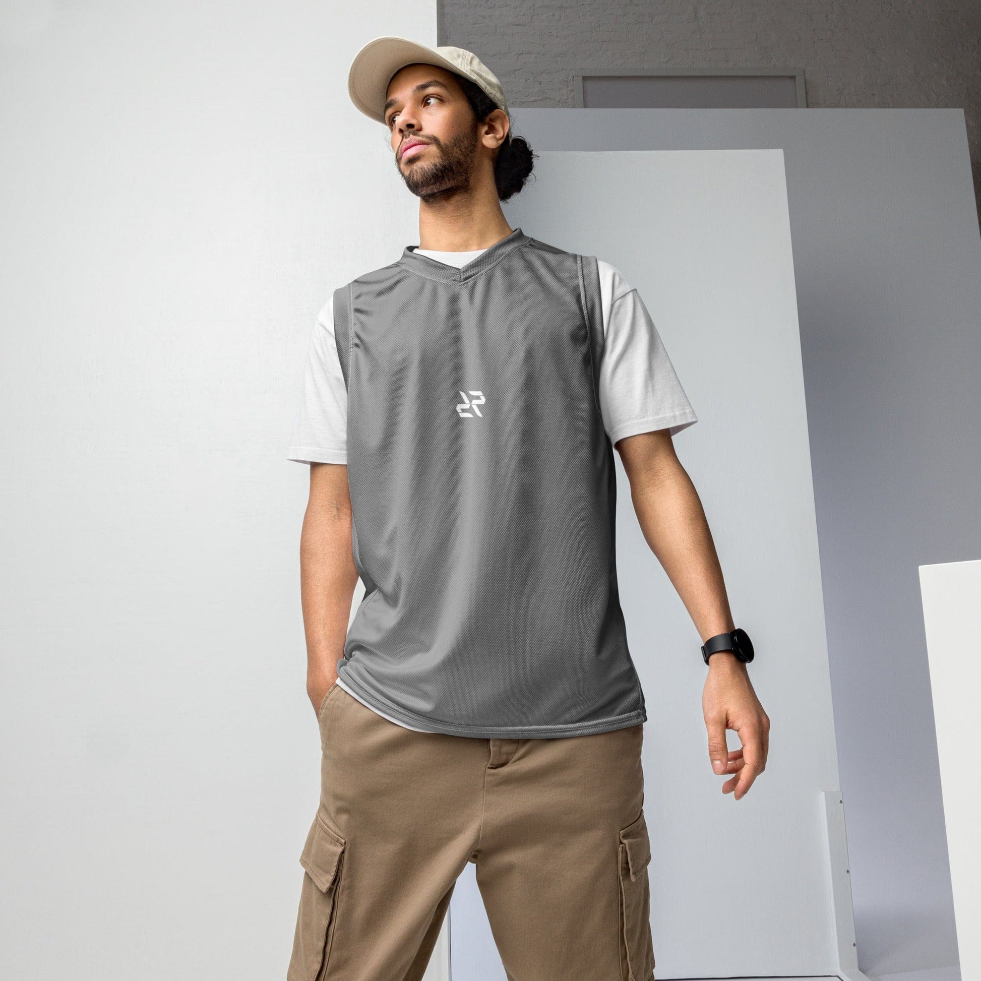 Grey Basketball Jersey – Minimalist Design, Maximum Mobility - RARP - ID Fitness