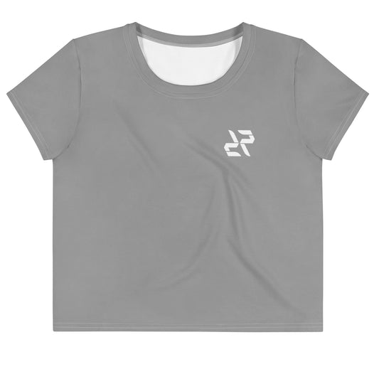 Grey Crop T-Shirt – Clean Look, Everyday Strength - RARP - ID Fitness